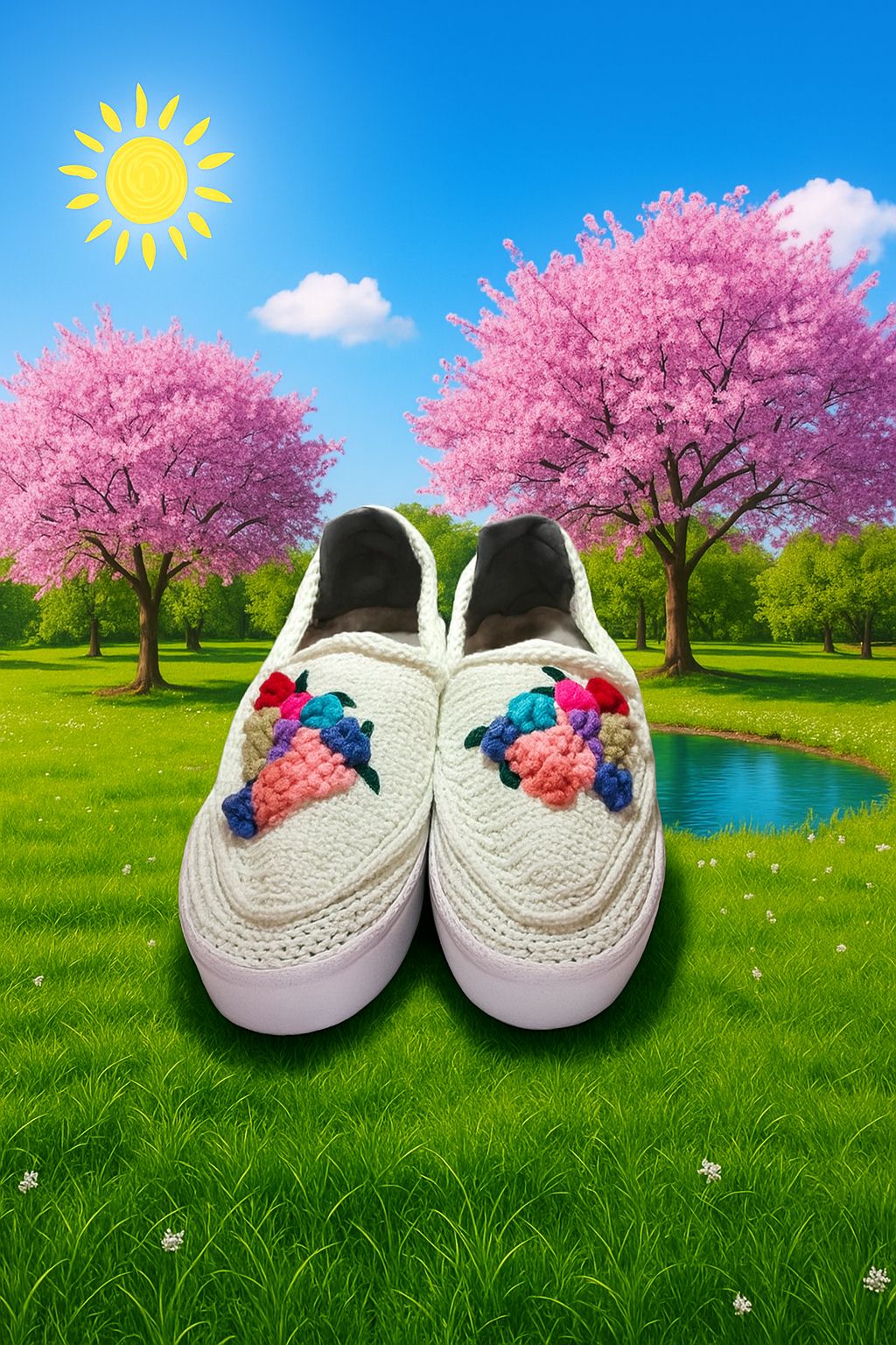 قیمت گیوه گل دوزی شده زنانه