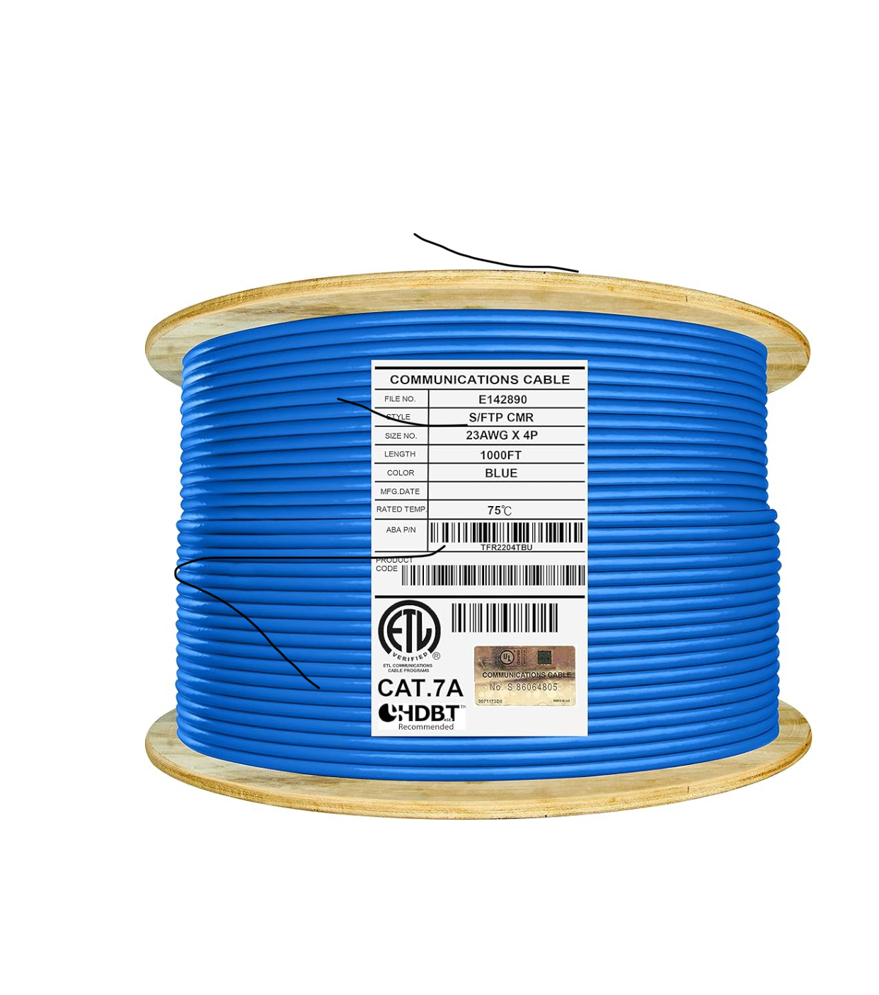 تصویر 1 از فروش کابل شبکه cat6 sftp تمام مس