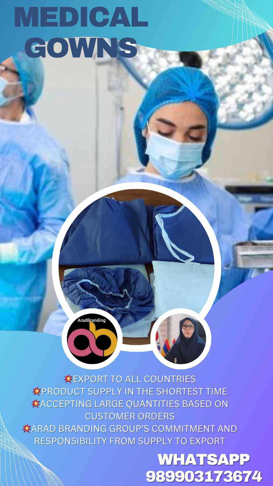 تصویر 3 از خرید شان یکبار مصرف بیمارستانی + قیمت مناسب