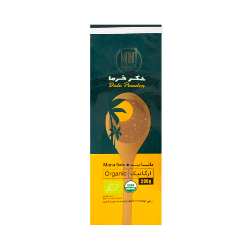 قیمت عمده شکر خرما ارگانیک مانادیت ۲۰۰ گرمی