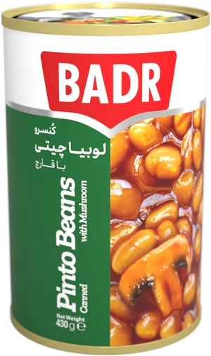 تصویر 1 از خوراک لوبیا چیتی با قارچ
