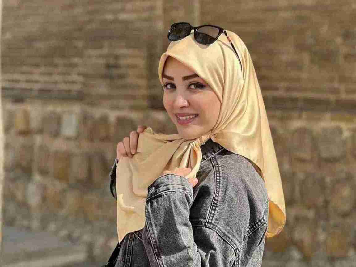 تصویر 2 از قیمت خرید روسری تک رنگ مجلسی  + فروش ویژه