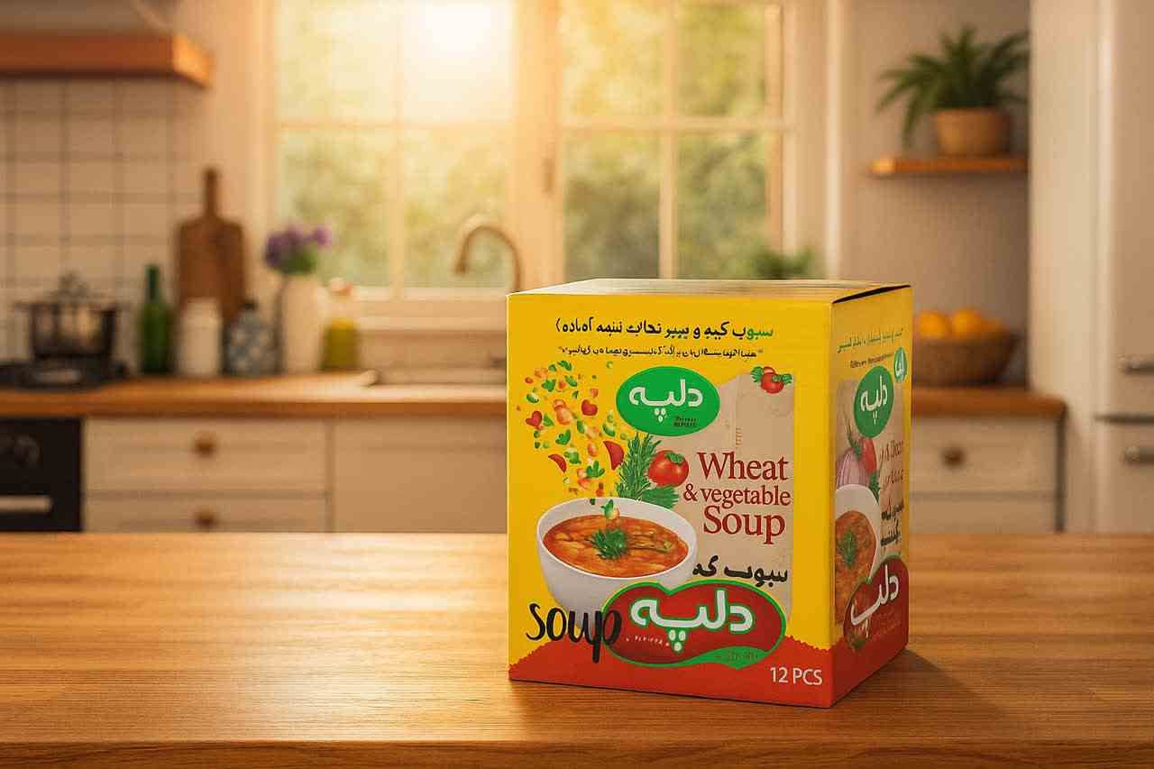 فروش سوپ مقوی برای کهنسالان گندم و سبزیجات (نیمه آماده)