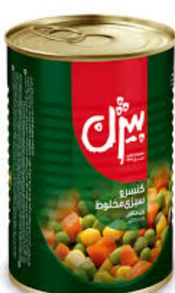 تصویر 1 از قیمت خرید کنسرو سبزیجات مخلوط + فروش عمده