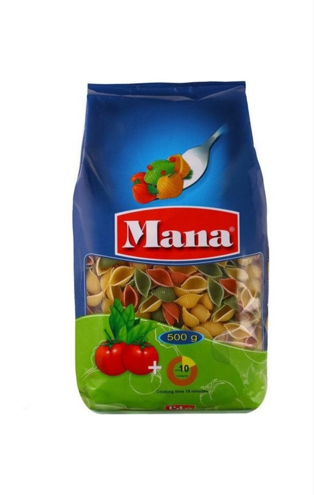 تصویر 2 از خرید ماکارونی گوش ماهی سبزیجات مانا 500 گرمی + انتخاب عالی