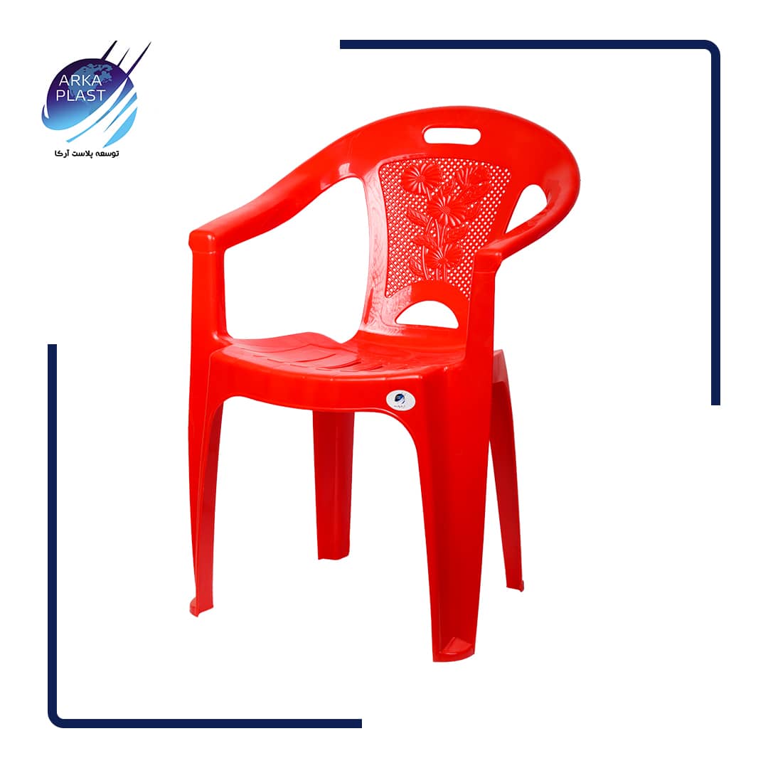 تصویر 3 از صندلی دسته دار پلاستیکی