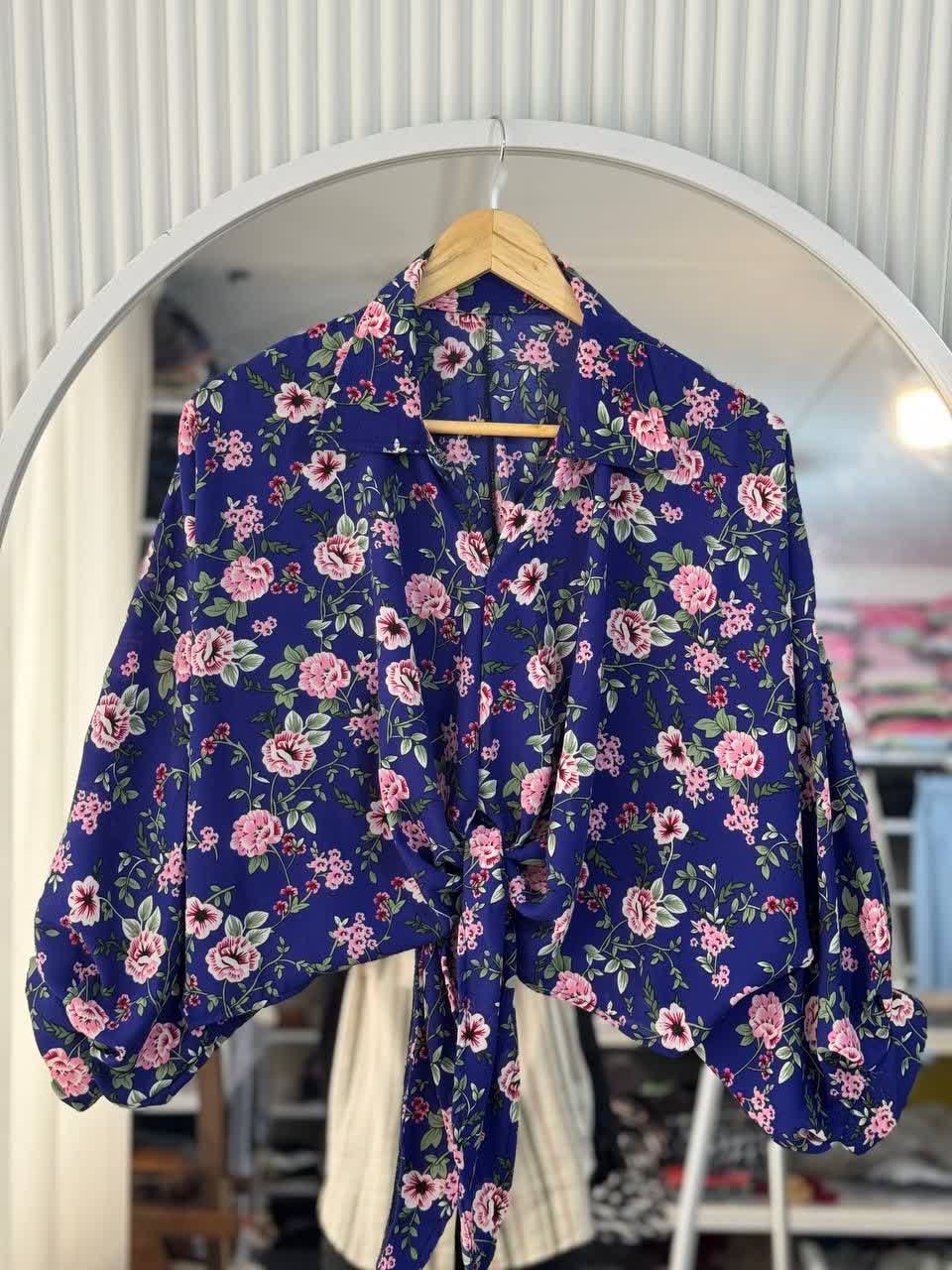 تصویر 1 از خرید عمده شومیز گره ای پیله + قیمت رقابتی