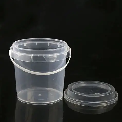 خرید عمده سطل 5 لیتری شفاف