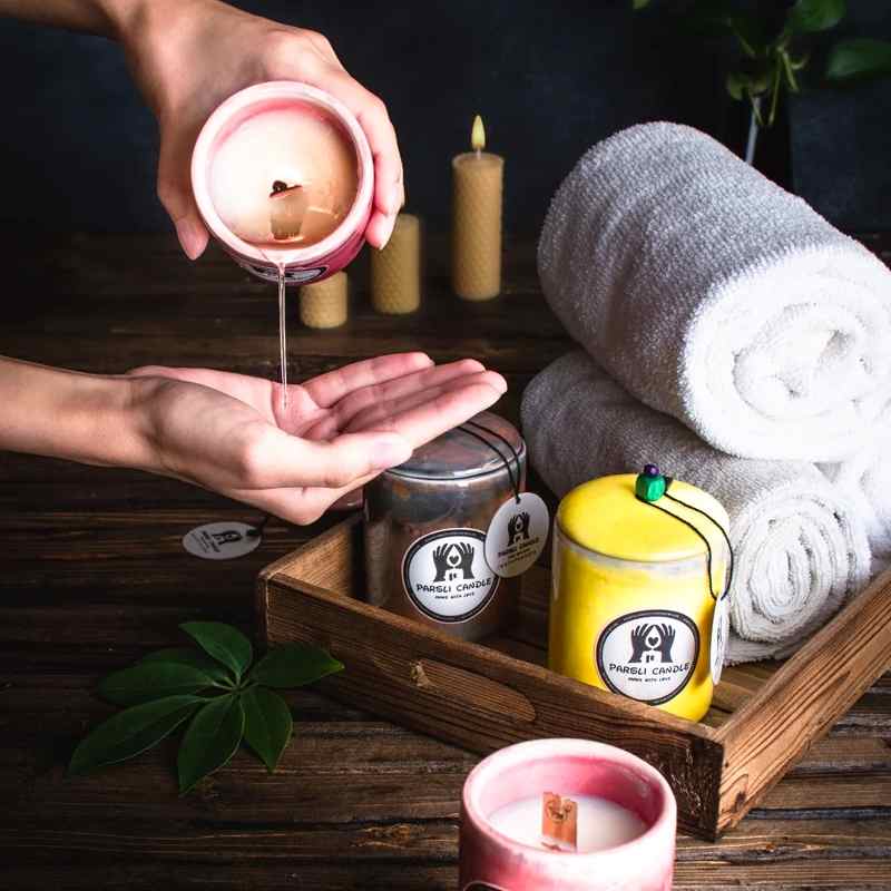 تصویر 1 از فروش شمع ماساژ ضددرد و تسکین دهنده مفاصل قیمت عالی با کیفیت