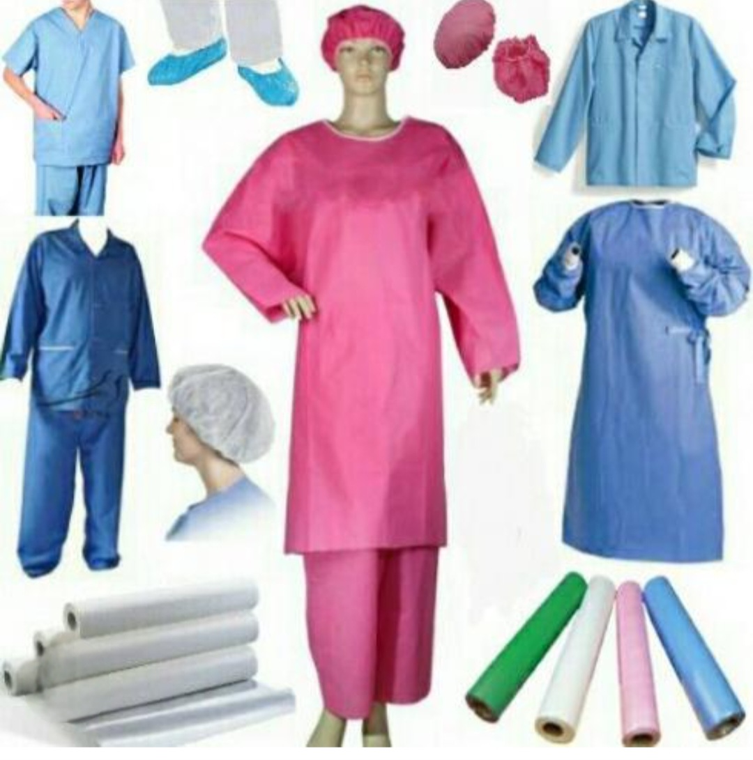 تصویر 1 از قیمت ویژه گان تک بیمار بافتینه + فروش عمده