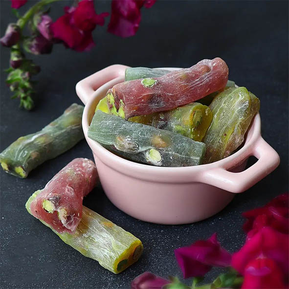 تصویر 1 از خرید لوکوم فیتیل مغزدار ۱۲ طعمی + فروش عمده با قیمت ویژه