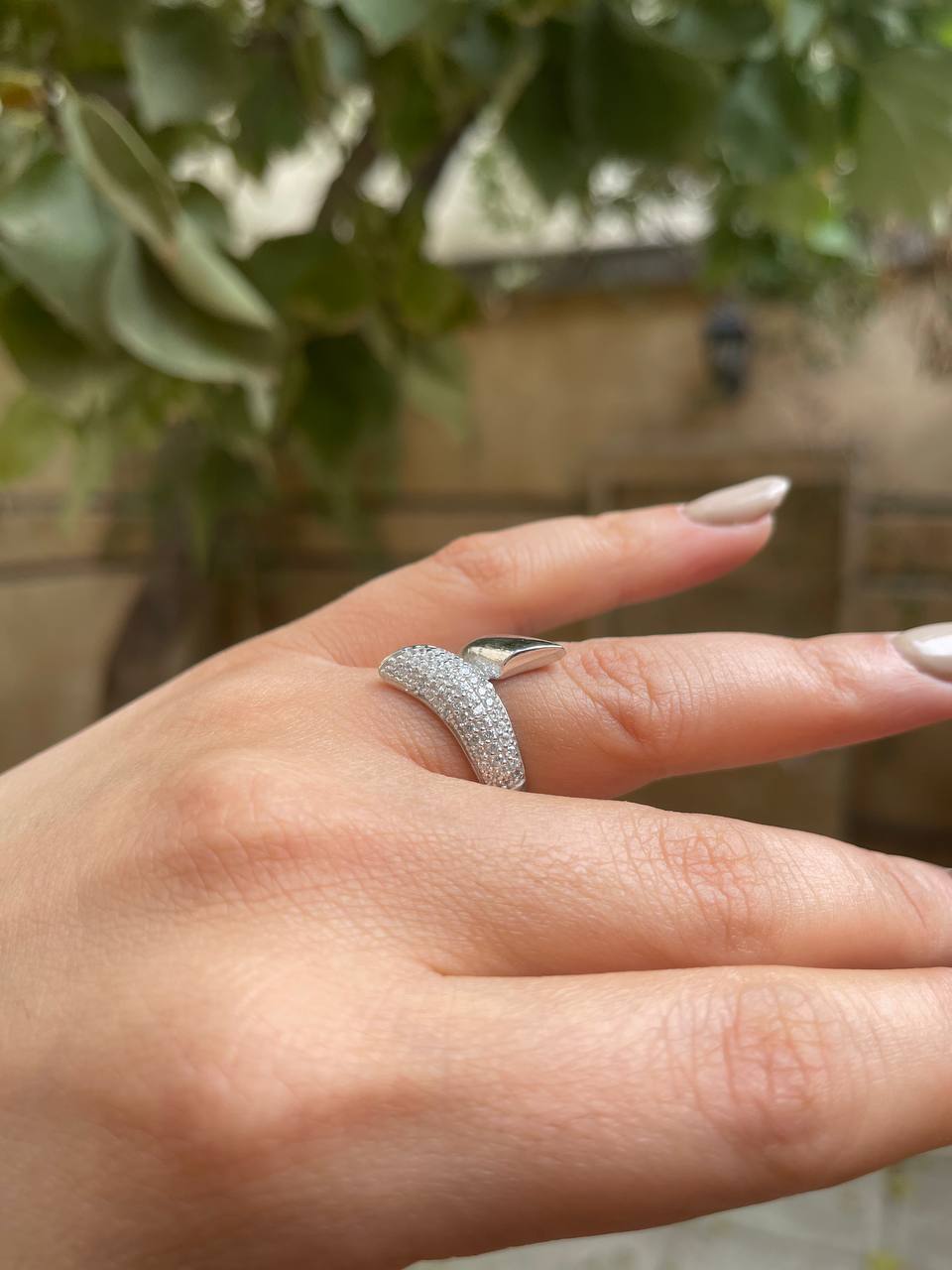 تصویر 1 از انگشتر نقره فانتزی زنانه