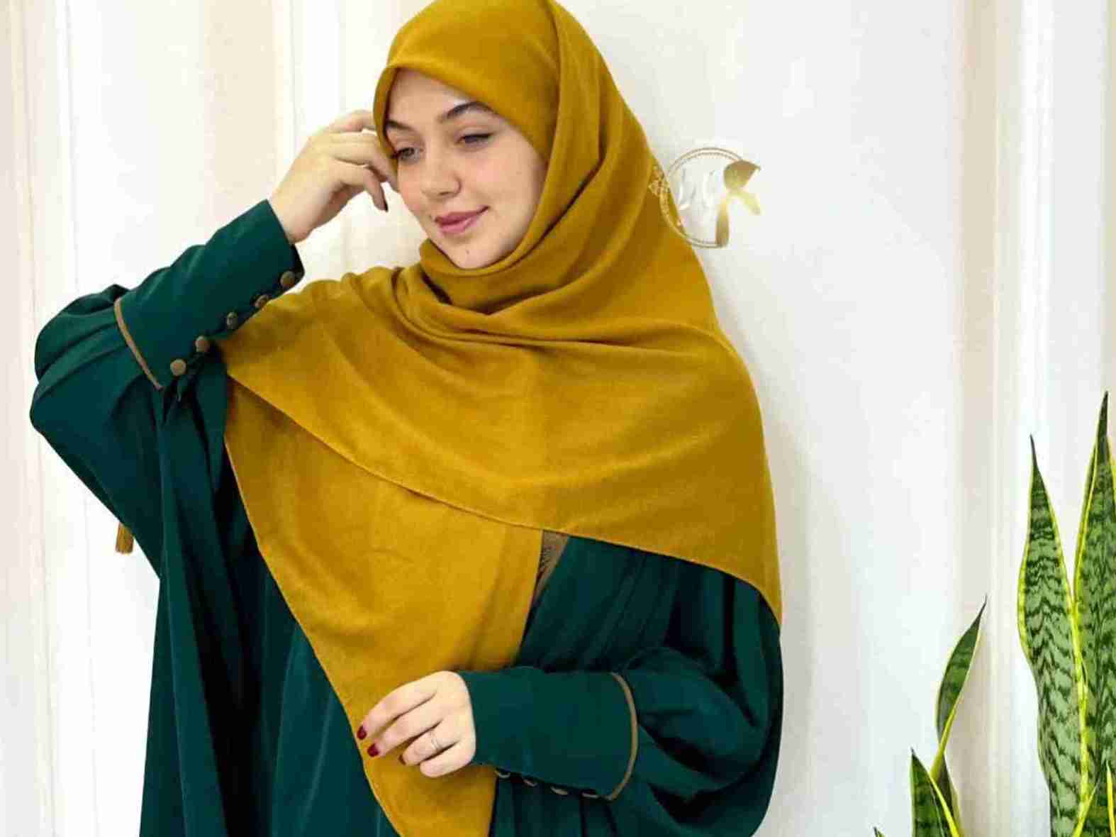 تصویر 3 از خرید و قیمت روسری نخی تک رنگ + فروش عمده