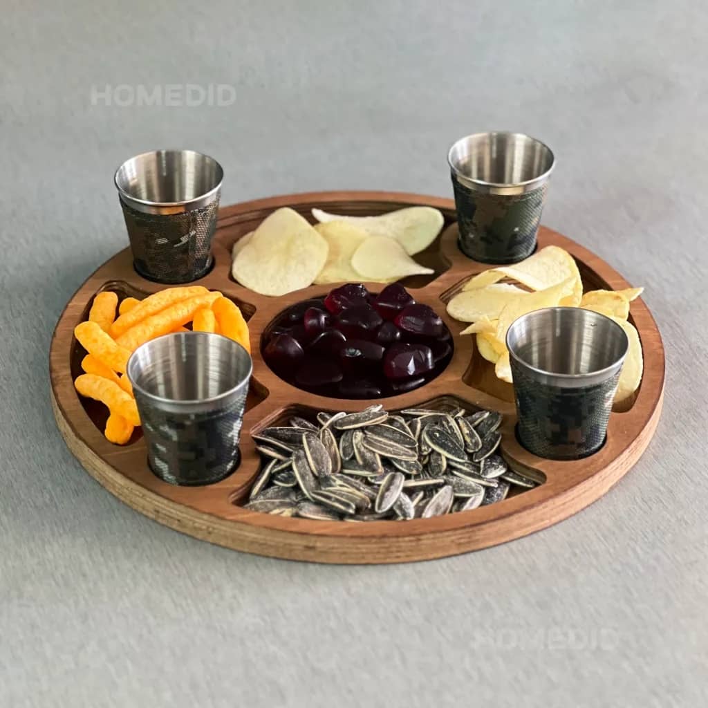 خرید مزه‌ خوری چوبی دست‌ ساز