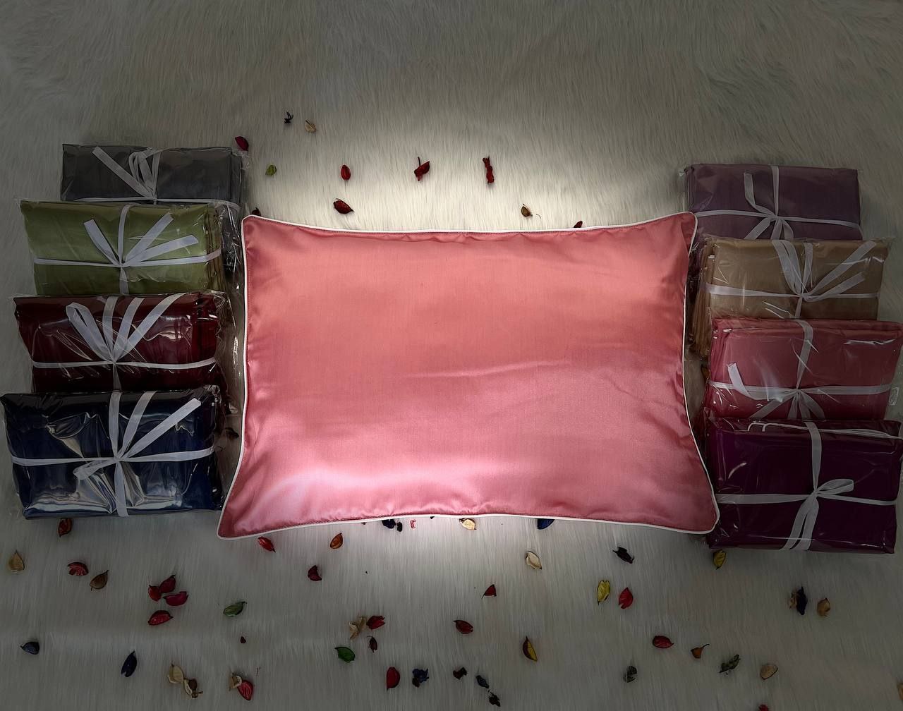 تصویر 1 از خرید و قیمت روبالشی ساتن + خرید عمده