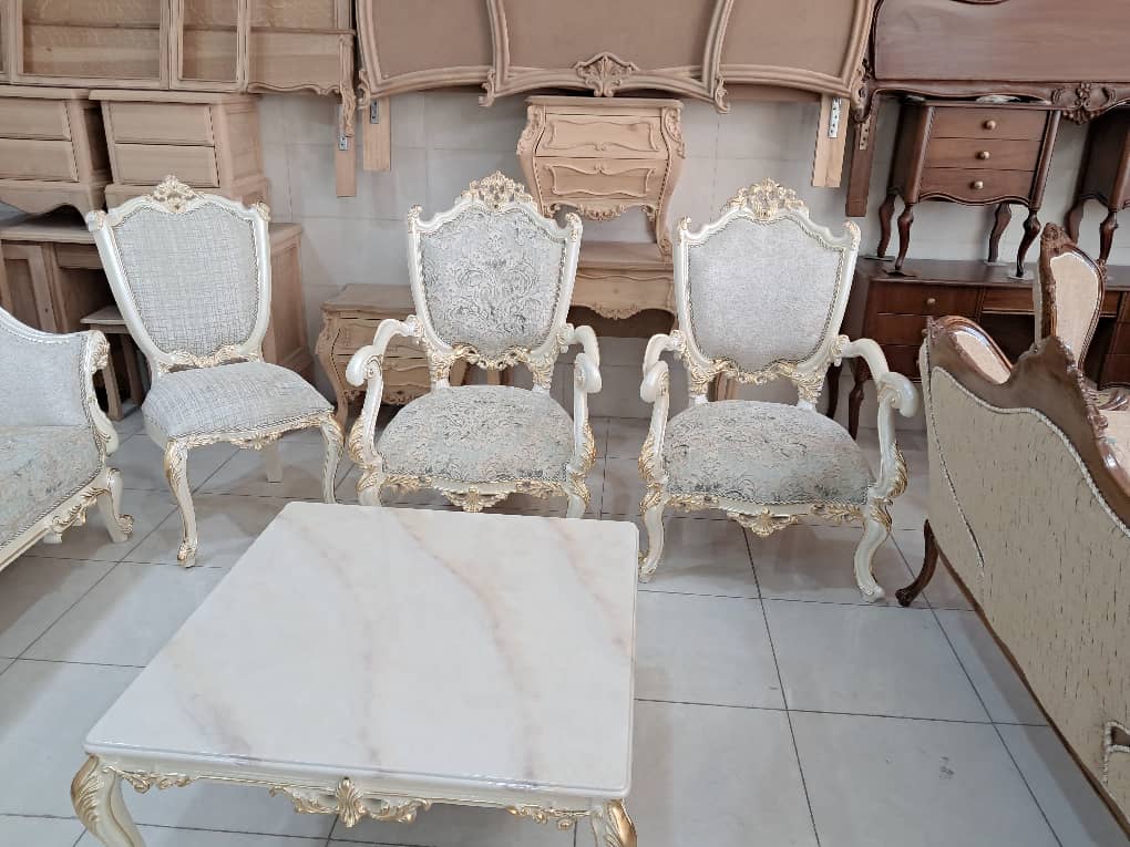 تصویر 5 از مبلمان دسته چوبی منبط کاری زیبا
