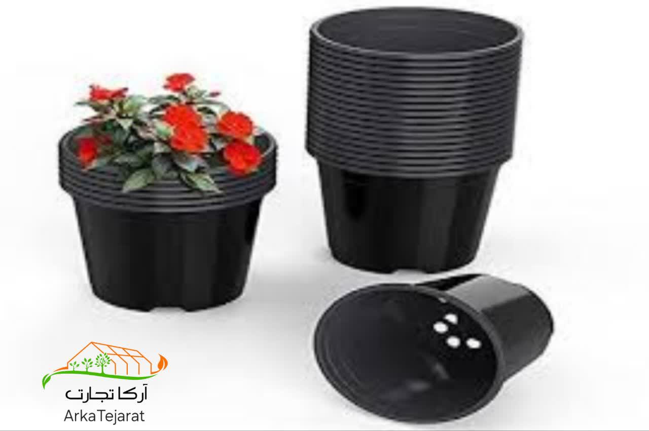 تصویر 5 از فروش گلدان پلاستیکی نیم زباله با بهترین قیمت | مستقیم و بی‌واسطه