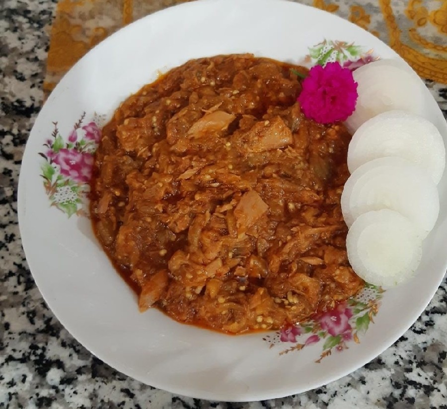 تصویر 2 از کنسرو بادمجان باطعمی دودی و لذیذ