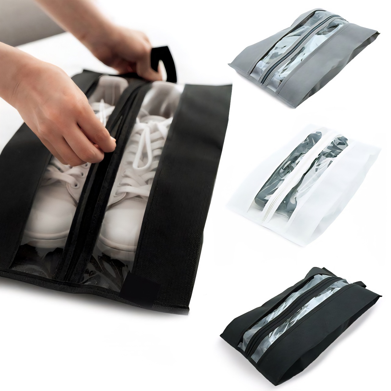 خرید و قیمت کاور کفش زیپ دار