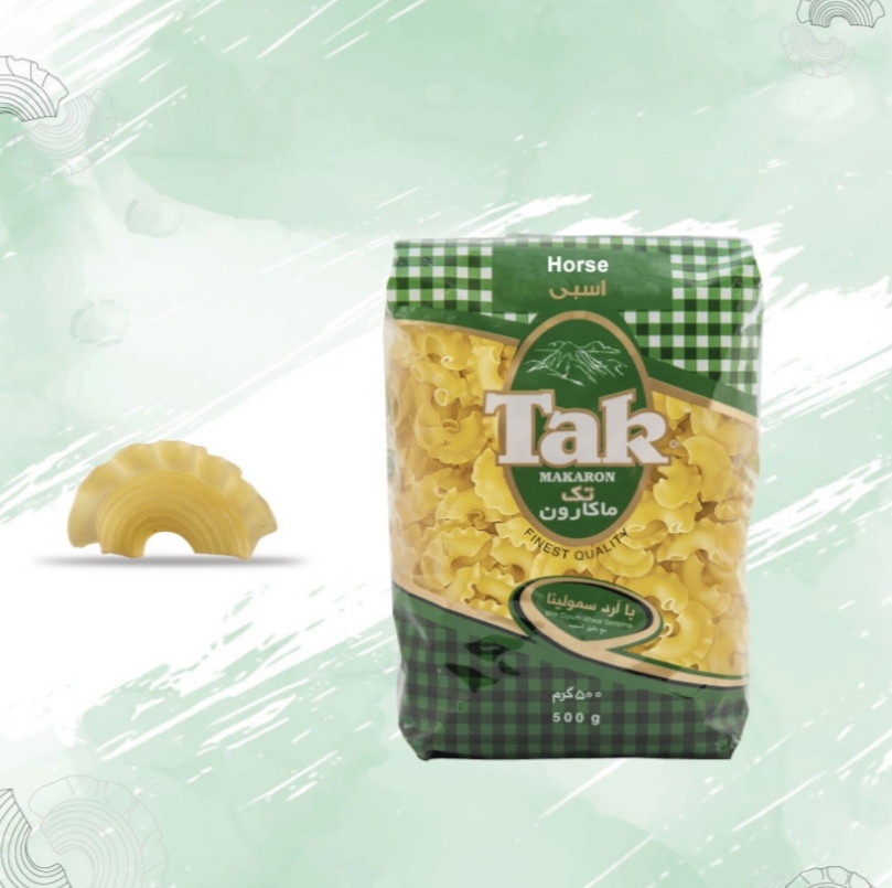 تصویر 2 از ماکارونی فرمی اسبی 500 گرمی تک‌ ماکارون + خرید به صرفه