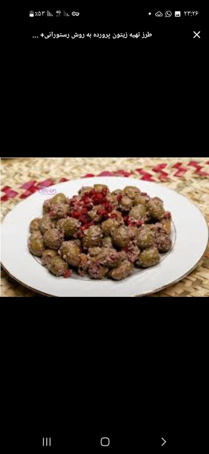 تصویر 2 از زیتون پرورده ۴ کیلویی + قیمت عمده