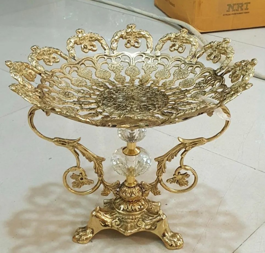 میوه خوری شیرینی خوری برنزی