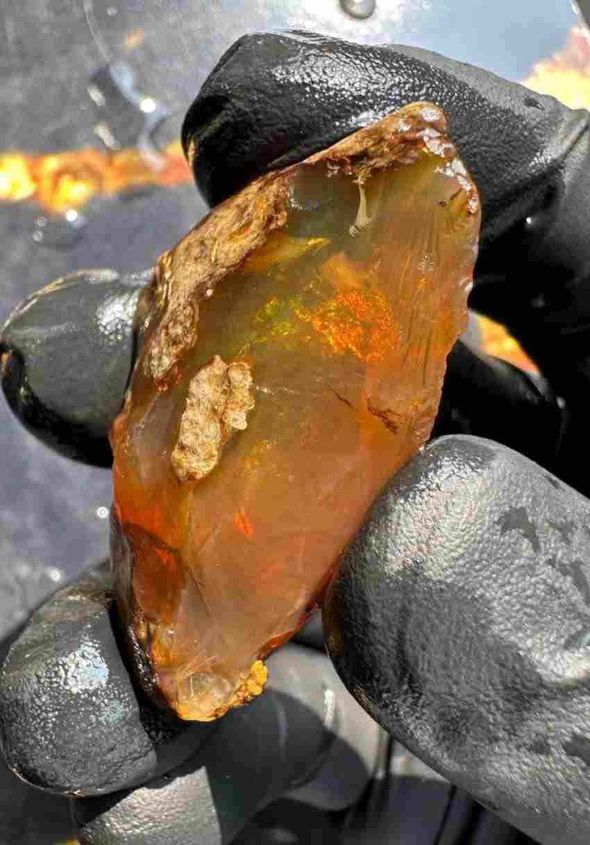 تصویر 5 از قیمت سنگ اوپال راف + خرید عمده