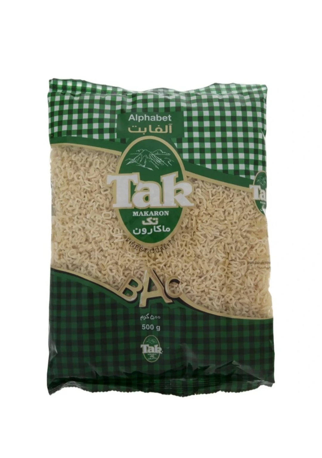 تصویر 1 از خرید تک ماکارون آلفابت  500 گرمی + فروش عمده