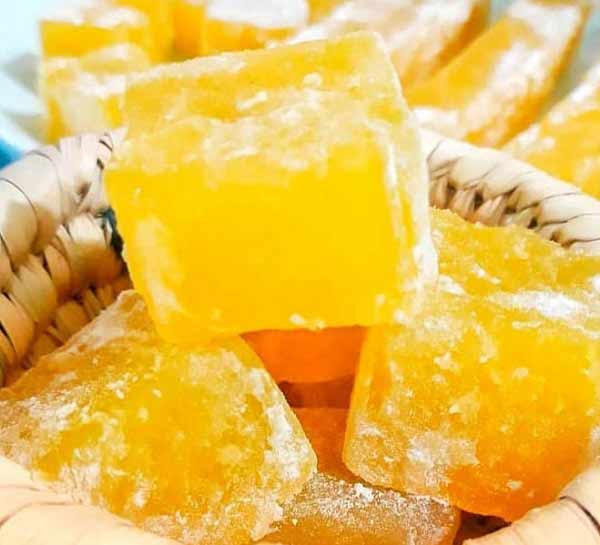 تصویر 3 از فروش عمده لوکوم زعفرانی بدون مغز / عطر و رنگ اصیل ایرانی در هر لقمه