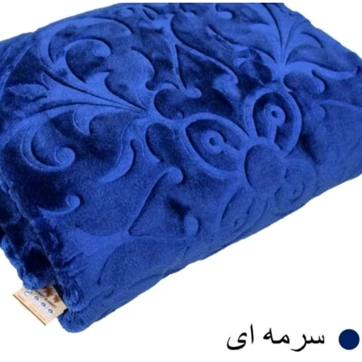 تصویر 3 از فروش پتو گلبافت یک‌ نفره تک رنگ + قیمت عمده و ارزان