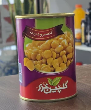 خرید نقدی کنسرو ذرت شیرین 400 گرمی خوشمزه + قیمت رقابتی