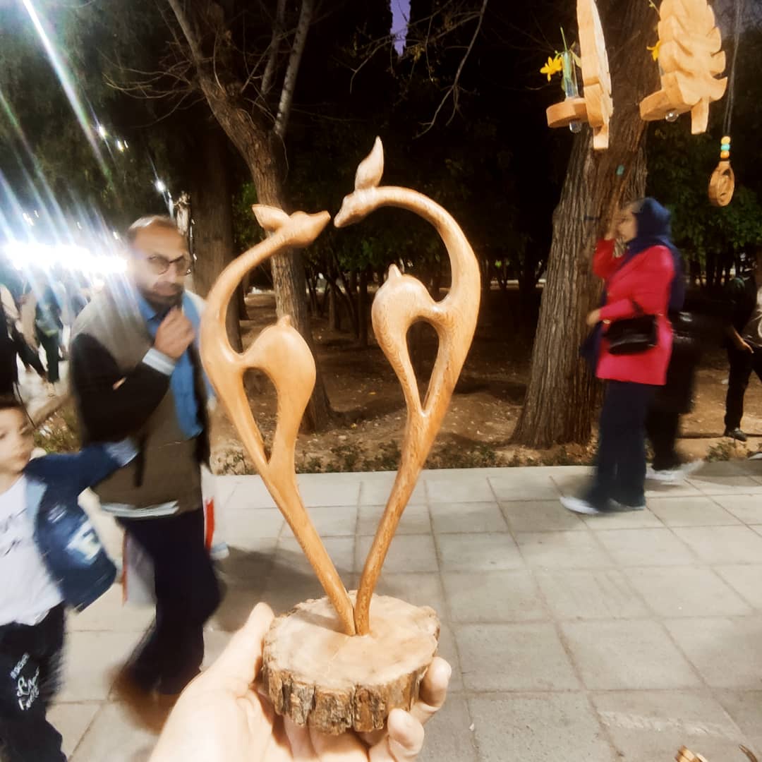 تصویر 2 از قیمت فروش پیکر تراشی آهو از چوب