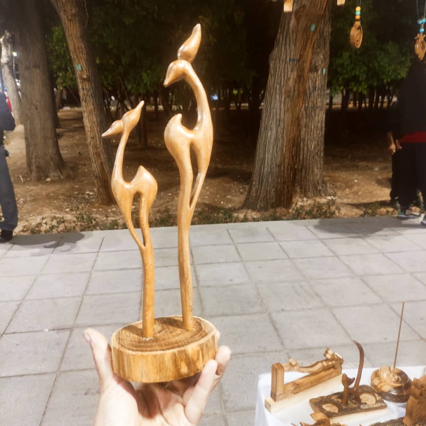 تصویر 4 از قیمت فروش پیکر تراشی آهو از چوب
