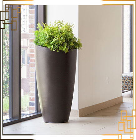 تصویر 2 از خرید گلدان پلاستیکی مدرن