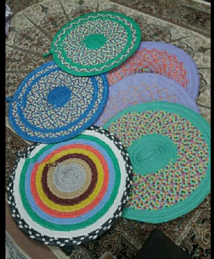 تصویر 2 از فروش سفره ۹۰ سانتی متر بافته شده با تسمه پلاستیکی