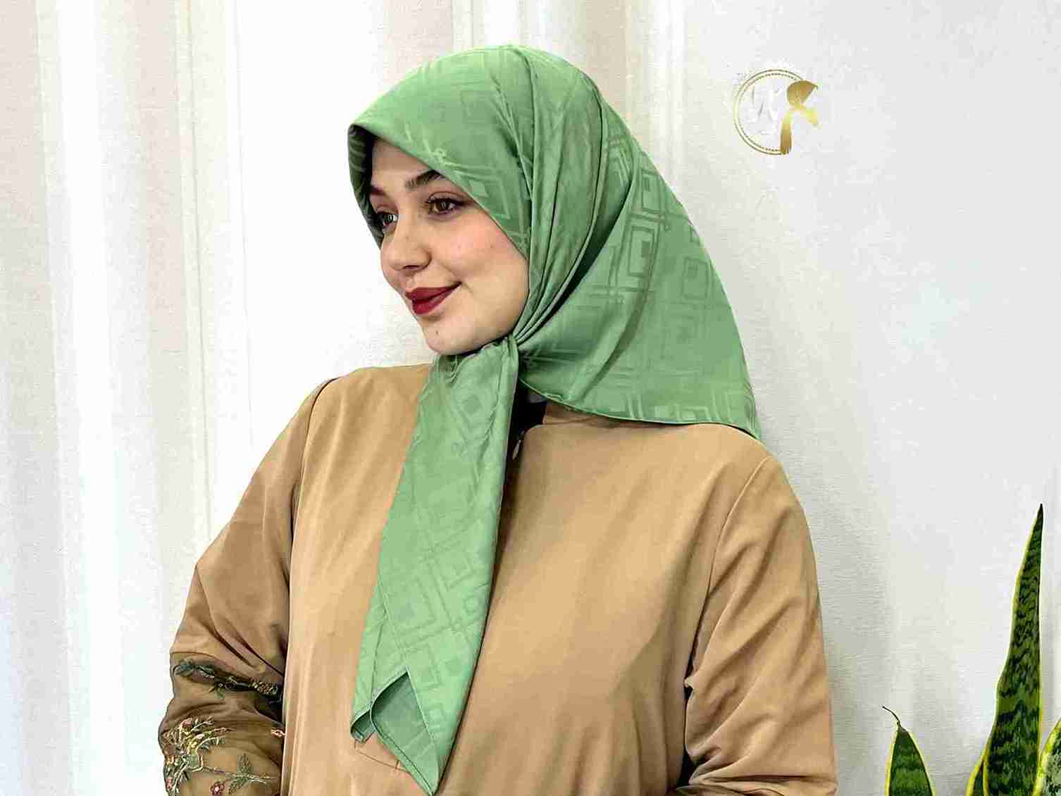 تصویر 1 از خرید عمده جدید ترین روسری ساتن ژاکارد