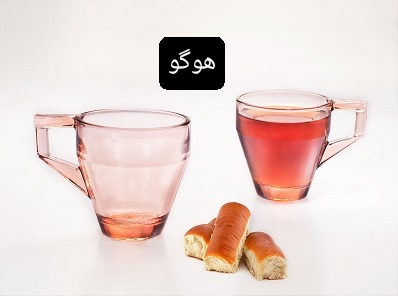 تصویر 2 از خرید عمده و قیمت لیوان دسته دار بلور مدل هوگو