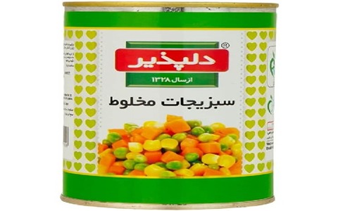 تصویر 3 از کنسرو مخلوط سبزیجات + قیمت عمده