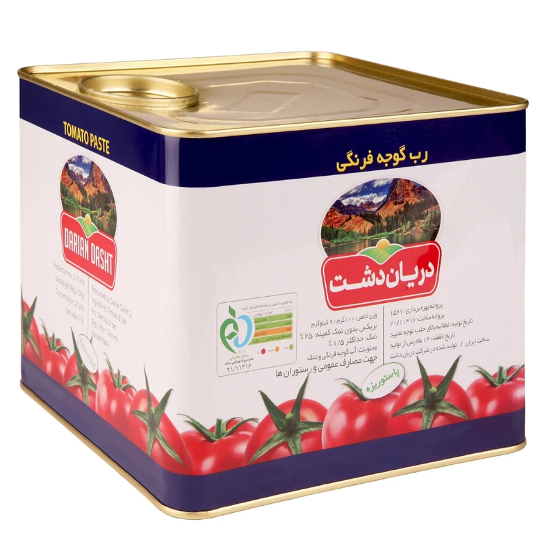 تصویر 3 از فروش رب گوجه دریان دشت + قیمت ارزان عمده فروشی