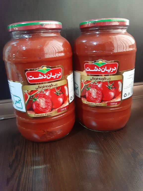 تصویر 2 از فروش رب گوجه دریان دشت + قیمت ارزان عمده فروشی