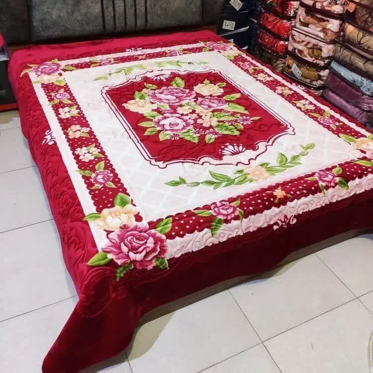 تصویر 1 از قیمت و خرید عمده پتو گلبافت دو نفره