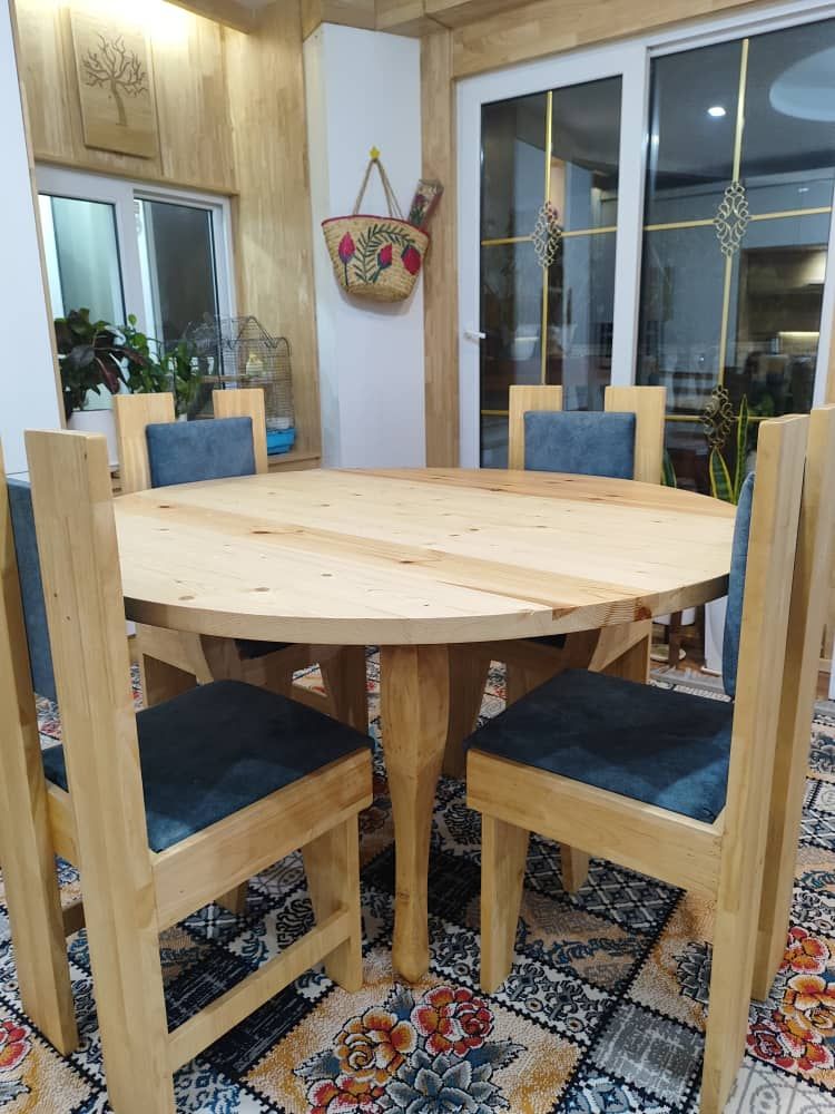 تصویر 2 از خرید میز ناهار خوری چوبی + با صرفه