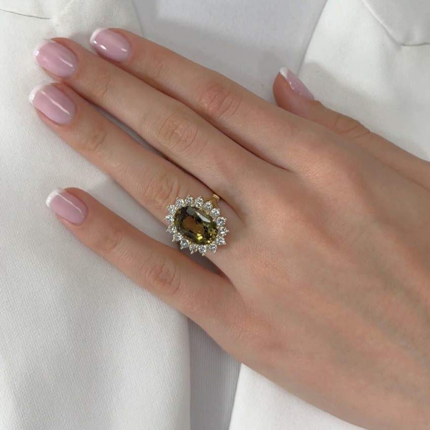 تصویر 2 از قیمت خرید انگشتر زنانه کریزوبریل + فروش عمده