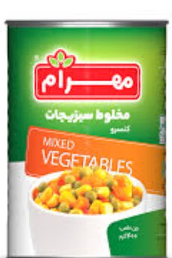 تصویر 2 از قیمت خرید عمده کنسرو سبزیجات مخلوط + خرید عمده