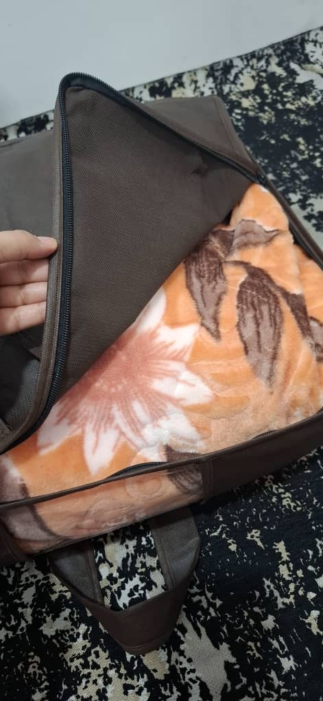 تصویر 7 از کاور پتو مسافرتی تک نفره و دو نفره + جنس اسپان 90 گرم  خرید عمده