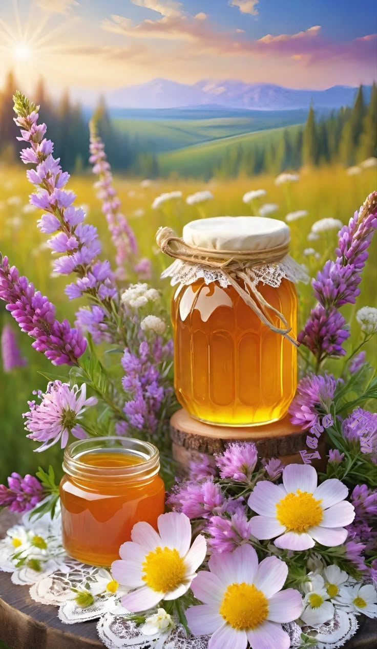 فروش ویژه عسل چند گیاه شیشه 1350 گرمی + فروش عمده