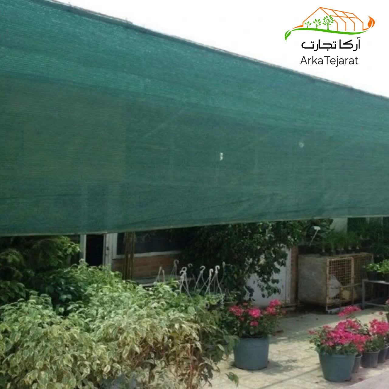 تصویر 5 از خرید انواع توری سایبان سبز و سفید با قیمت منعطف