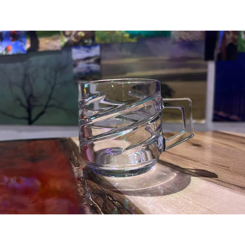 تصویر 1 از فروش عمده و قیمت لیوان دسته دار بلوری مدل شارلوت
