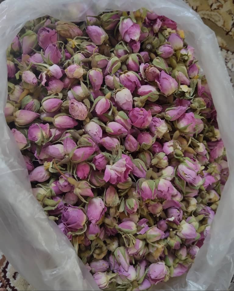 خرید با کمترین قیمت بازار غنچه گل محمدی