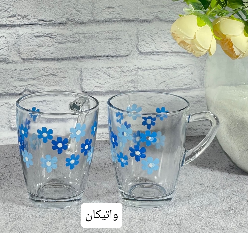 تصویر 2 از خرید عمده و قیمت لیوان دسته دار بلور مدل واتیکان